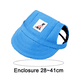 thumbnail image 2 of Gorra de béisbol para perros, gorra de béisbol ajustable para deportes al aire libre para perros, protección solar, gorra con visera, traje con agujeros para los oídos MFZFUKR CPB-DE-LYY1879-5, 2 of 5