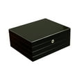 thumbnail image 4 of Onyx Desktop Cigar Humidor - High Gloss Black - Capacity: 50, 4 of 7
