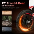thumbnail image 3 of RFN DNA 16 Electric Dirt Bike for Kids, MAX 340W Motor Kids Electric Balance Bike, 3-Speed Modes&16 mile range , Dual 16" Off-Road Tires, Rear Disc Brake .Free Gloves and Accessories, 3 of 5
