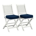 thumbnail image 4 of CorLiving Miramar Hardwood Outdoor Folding Dining Set, 4 of 9