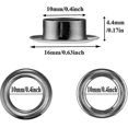 thumbnail image 4 of 2024 Grommet Eyelets Kit, 100 Sets Eyelets 10mm Eyelets, Tarpaulin Repair Kit, With 3pcs Grommet Grommet, 4 of 5