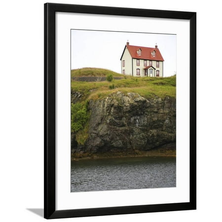 North America, Canada, Nl, House in Town of Trinity Framed Print Wall Art By Patrick J.