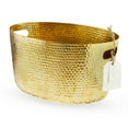thumbnail image 4 of Twine Gold Hammered Tub, Large Drink Beverage Tub, Party Tub, 4 Gallon Gold, 4 of 4