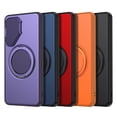 thumbnail image 7 of Dteck Case for Samsung Galaxy S26,Shockproof TPU+PC Case with Camera Lens Protection Compatible with Mag Safe Ring Stand Cover for Samsung Galaxy S26,Black, 7 of 7
