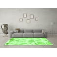 thumbnail image 3 of Ahgly Company Indoor Round Abstract Green Modern Area Rugs, 7' Round, 3 of 4