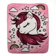 thumbnail image 1 of Unicorn Plush Throw Blanket 40" x 50", 1 of 5