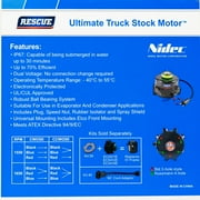 U.S. Motors ECM Refrigeration Motor,115/230V AC EC5414E