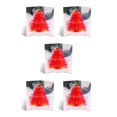 thumbnail image 2 of Wosthever Navidad Tarjeta de felicitación hecha a mano Aniversario con sobre Vacaciones Niños Festival Suministros Baby Shower Accesorios Rojo Rojo 5piezas, 2 of 6