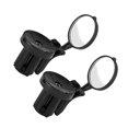 thumbnail image 2 of 1 par de manillar ajustable espejo retrovisor manillar enchufe espejo retrovisor para bicicleta motocicleta ciclismo (negro) kaili Sencillez, 2 of 4