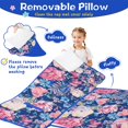 thumbnail image 3 of Pioneer Flower Floral Print Pattern Toddler Nap Mats for Kids Preschool,Sleeping Mat Bag or Kids,Toddler Sleeping Bag,Toddler Nap Mat or Daycare, 3 of 6