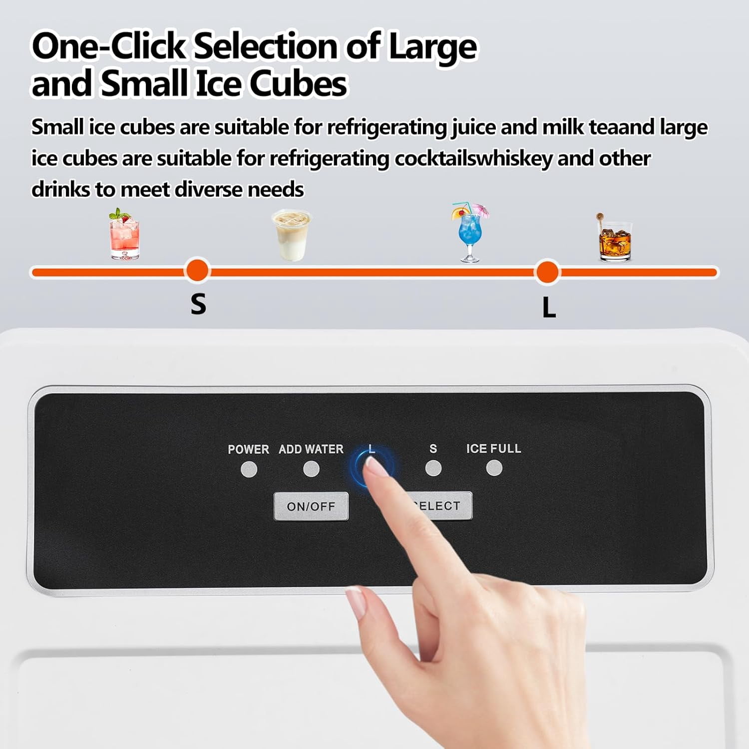 Miumaeov Nugget Ice Makers Countertop 26.5Lbs/Day, Portable Ice Machine Self-Cleaning, Small Ice Maker Ready in 8 Mins, Ice Maker for Home with 1.4L Tank, Countertop Ice Maker for Office Cafe
