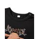 thumbnail image 3 of Pijama navideño a juego con estampado de alces: camisa de manga larga y pantalón a cuadros. Ropa de estar por casa suave., 3 of 6