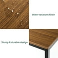 thumbnail image 2 of Zinus Jennifer Modern Minimalist Office Desk, 55 inch Multipurpose Computer Workstation or Dining Table for Small Spaces, Natural, 2 of 9