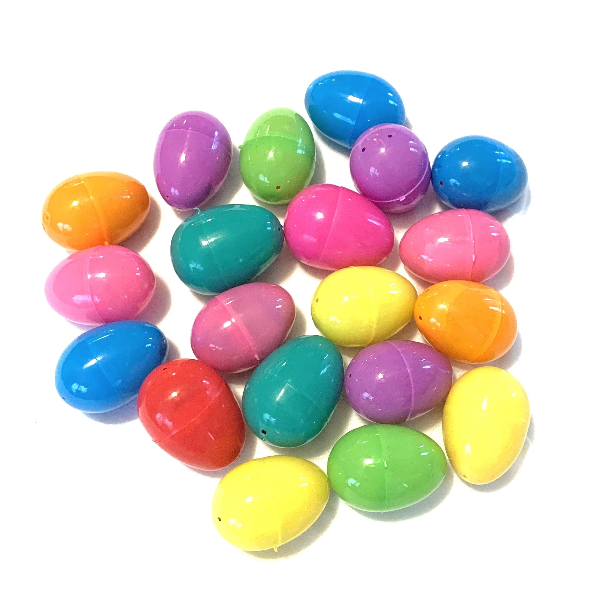 Pre-filled Plastic Easter Eggs Candy % Toys Basket Stuffers 48 Count