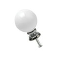 thumbnail image 1 of Ceramic Vintage Wardrobe Dresser Drawer Desk Cabinet Knobs Pull Handle for Home White, 1 of 7