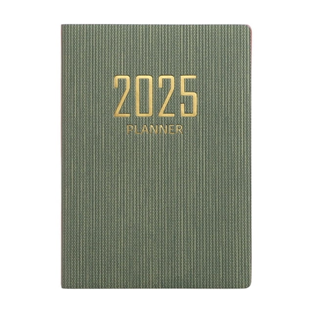 2025 Weekly Monthly Planner, Compact Pocket Notebook, Portable Day Designer Calendar Beautiful Notebook Writing Note Book Journals Journals in Bulk College Class Supplies, Army Green