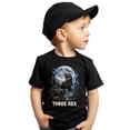 thumbnail image 6 of 3rd Birthday T-Rex Shirt for Boys & Girls - Three Rex Dinosaur Party Toddler Graphic Tee Black Shirt 3T, 6 of 8