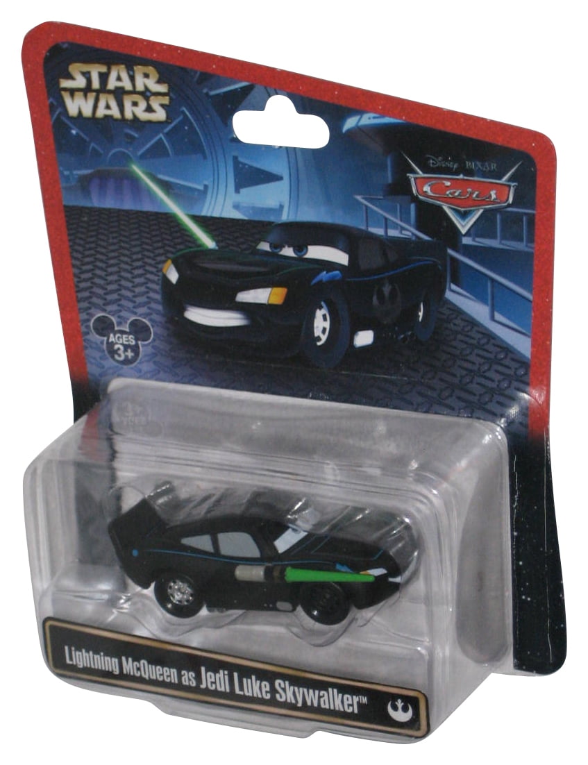 Disney Store Parks Star Wars Cars 2013 Lightning Mcqueen As Jedi Luke Skywalker Toy Car 