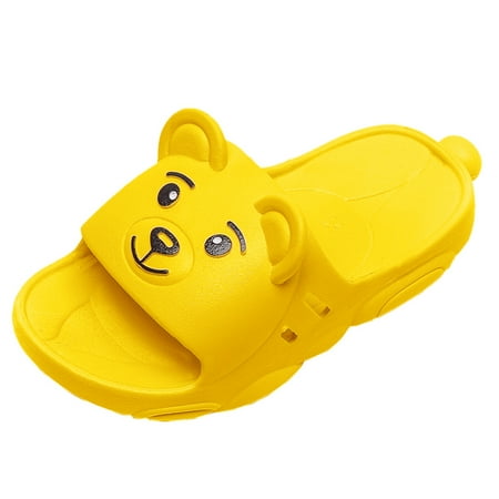 

Kids Summer Cartoon Bear Slippers Sandals Shoes
