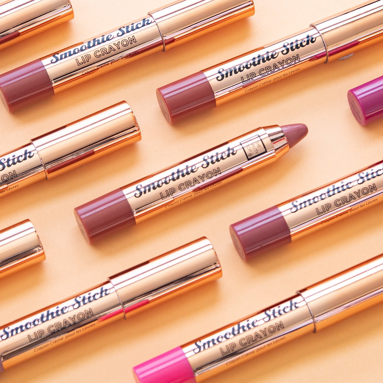 The Beauty Crop Smoothie Stick Lip Crayon, Guava Nice Day