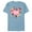Ocean Blue, variant on Disney Princess Pink Heart and Flowers It’s My Birthday - Short Sleeve Blended T-Shirt for Adults - Customized-Yellow