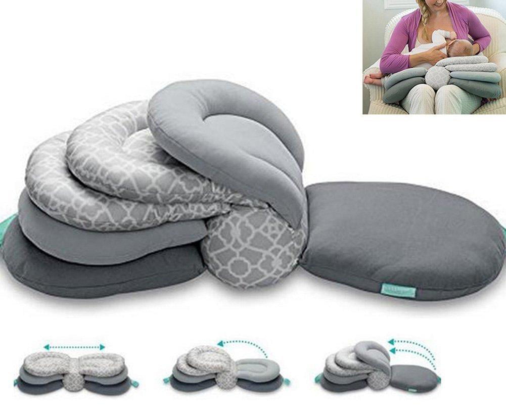 UK Adjustable Nursing Breastfeeding Baby Support Cushions Breast Feeding Pillows 