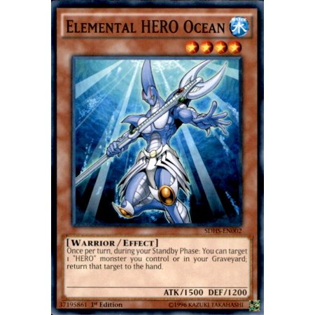 YuGiOh HERO Strike Structure Deck Elemental HERO Ocean (Best E Hero Deck)