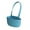 Blue, variant on SugarBloom Sink Pocket Hanging Organizer with Drain Tray, 2-in-1 Snap-On Sink Caddy for Sponges and Cloths, Silicone Storage Bag for Kitchen and Bathroom,Orange