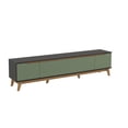 thumbnail image 2 of Mueble TV 85" Kappesberg 218cm con 3 Puertas Negro/Verde, 2 of 10
