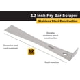 thumbnail image 2 of Raspador Pry Bar Titan 11511 de acero inoxidable, 30 cm, 2 of 5