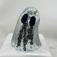 thumbnail image 5 of Trick or Treat Decorations 7 Inch Disco Ghost Ornament,Ideal Birthday Christmas Halloween Gift (Silver), 5 of 6