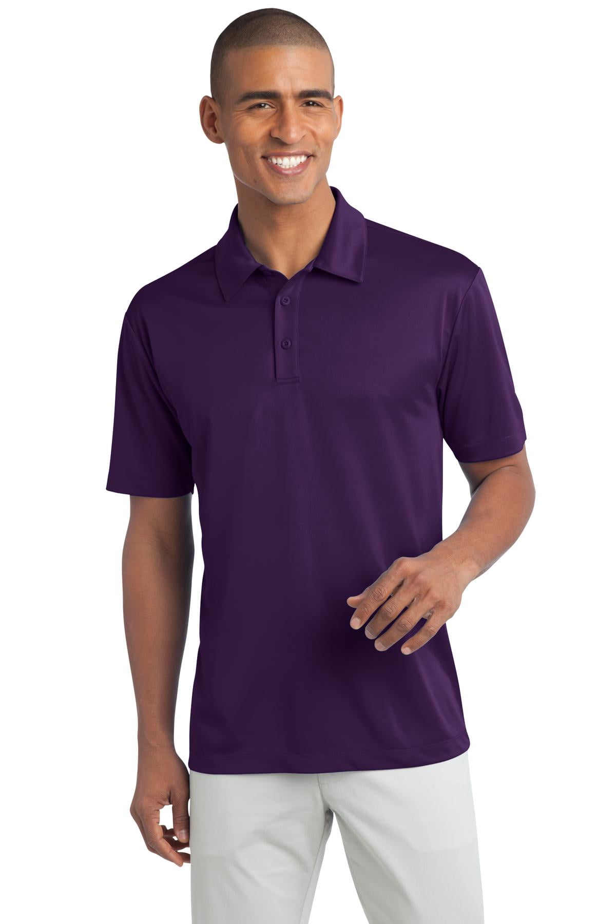 mens dark purple polo shirt