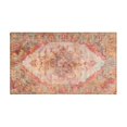 thumbnail image 2 of Boho Orange Vintage Ethnic Farmhouse (13) Rugs and Mats Non Skid Washable Absorbent Microfiber Soft Kitchen Mat for Floor Set Of 2 Decor Stain Resistant 17"x47"+17"x30", 2 of 7