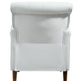 thumbnail image 3 of Upholstered Living Room Chair With Delicate Fabric, Oatmeal Color, Comfy Accent Armchair In Oatmeal, Thick Cushions, Construction, 26.38 In. Package Width, 3 of 6