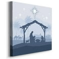 thumbnail image 3 of Blue Nativity I- Gallery Wrapped Canvas, 3 of 9