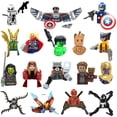 thumbnail image 2 of Bloques de construcción de superhéroes para niños, figuras de acción de películas de hierro, juguetes de bloques de ensamblaje, regalo, 2 of 2