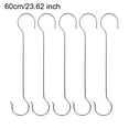 thumbnail image 4 of kurtrusly 5pcs/set Crochets Multifonctions en Forme de S Crochets Métalliques en Acier Inoxydable Robustes et Durables en Acier Inoxydable Large Application 60cm S Crochet 1Set, 4 of 6