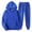 N16-Blue, variant on RMGVDSD Men's 2 Piece Outfit Men Women Autumn Winter Outfits Fashion Casual Solid Color Hooded Sweatshirt And Sweatpants Sweatsuit Sets Athletic Sweatsuits Set