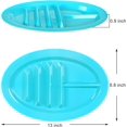 thumbnail image 2 of GHSDFBB Lot de 9 Assiettes Réutilisables pour Tacos, Plateaux à Tacos, Ensemble de 9 en 9 Couleurs Assorties, 2 of 5