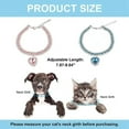 thumbnail image 5 of Adjustable Fashion Puppy Cat Accessory Pet Accessory Small Dog Cat Collar Dog Necklace Pet Chain Dog Chain RED 10-20CM, 5 of 8