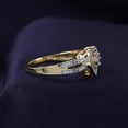 thumbnail image 4 of AFFY Heart Promise Ring | 0.05CT Round Natural White Diamond | 14K Yellow Gold over Silver-9, 4 of 7