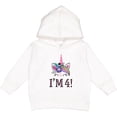thumbnail image 2 of Inktastic 4th Birthday Unicorn Party 4 Year Old Girl Toddler Hoodie, 2 of 4