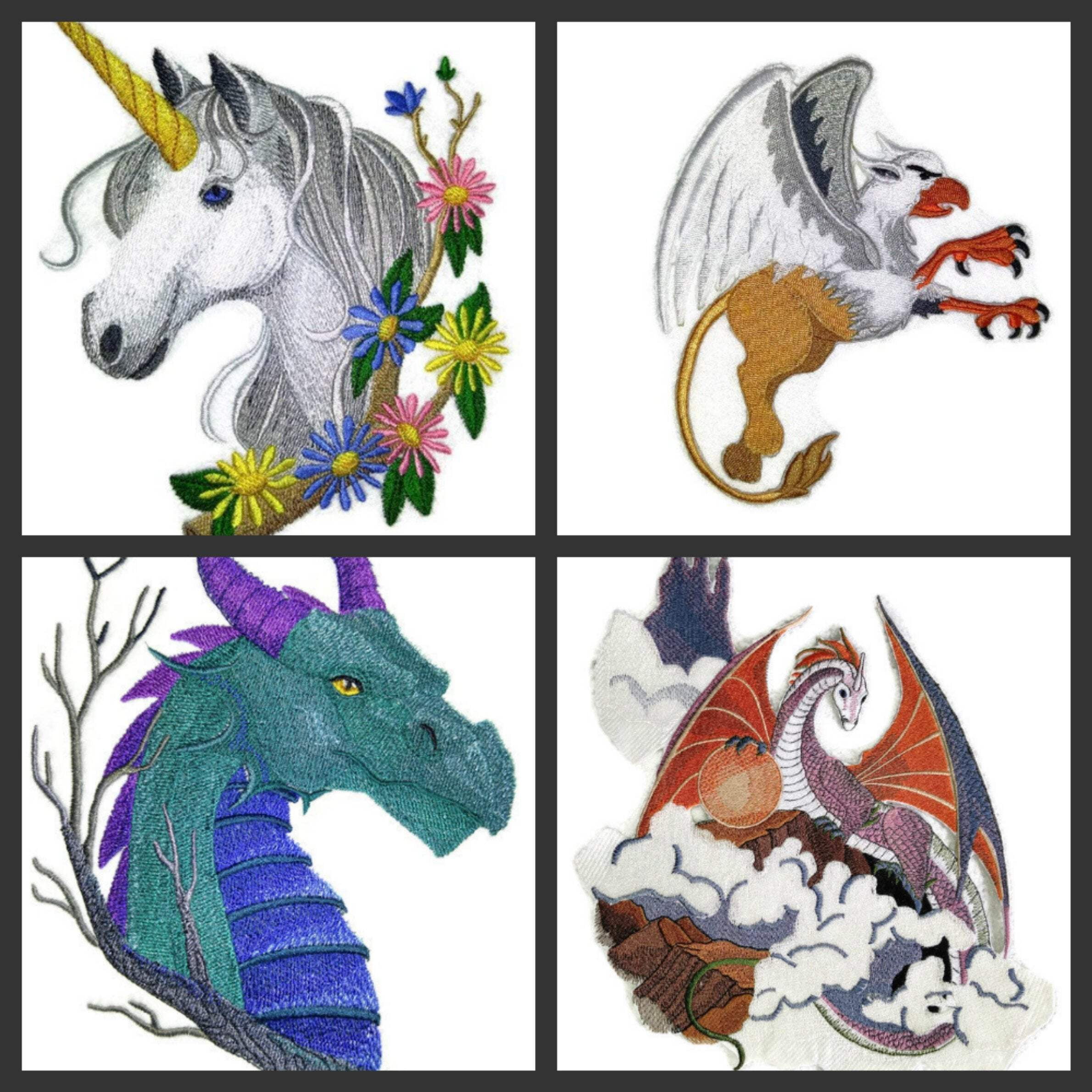 Custom Moonlight Unicorn Embroidery Iron On/Sew patch [7.77" X 6.61"]