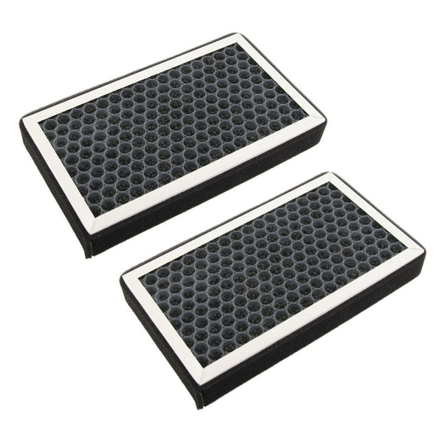 Car AC Air Filters, 2PCS Activated Carbon Cabin Air Filter Dustproof Moisture Resistance Powerful Filtering for Y