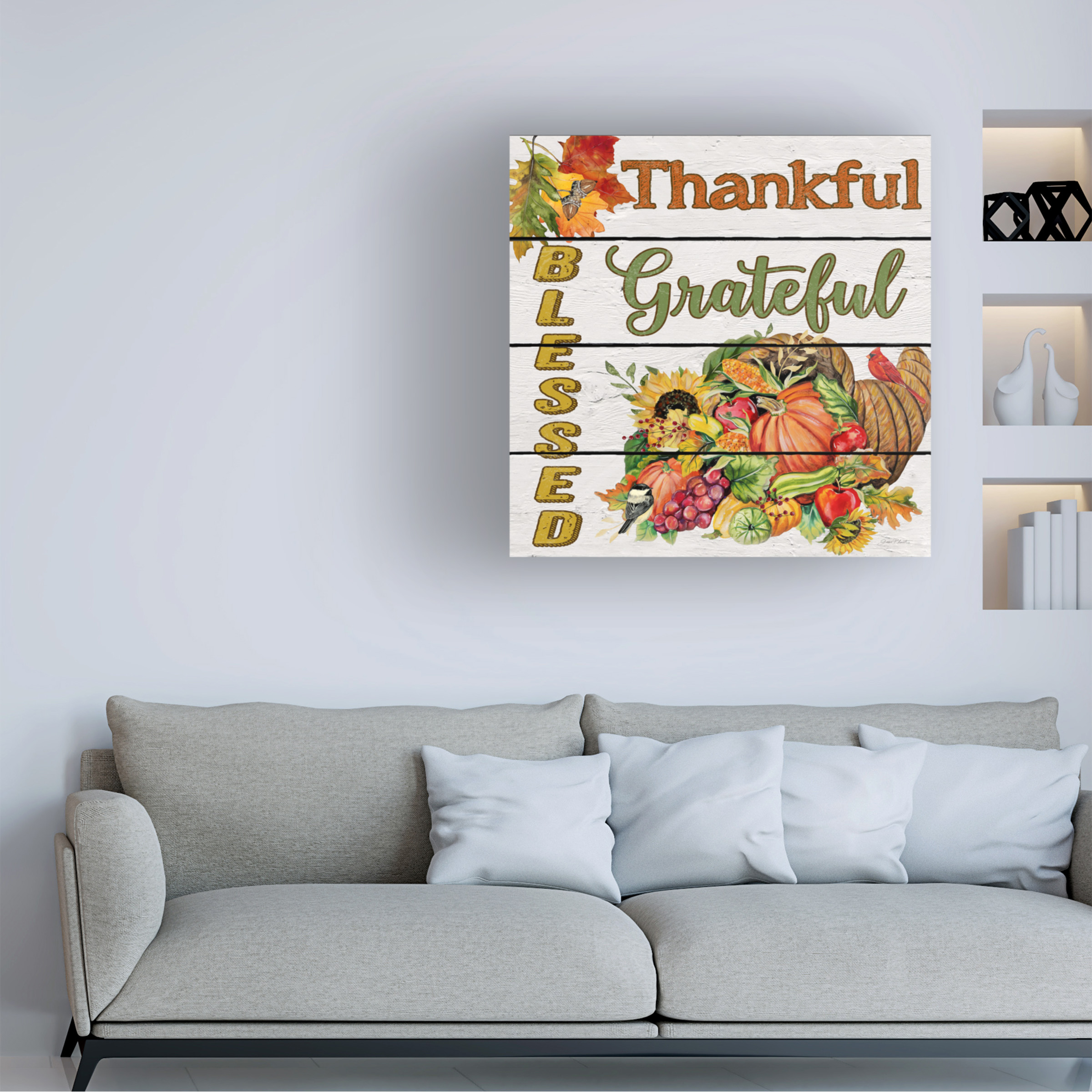 Trademark Fine Art 'Thanksgiving 5' Canvas Art by Jean Plout