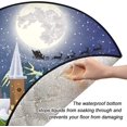 thumbnail image 2 of Coolnut Christmas Car Christmas Tree Mat Round Christmas Tree Stand Mat Decoration for Holiday Party Home Christmas Day Ornaments Floor Door, 28.3", 2 of 6