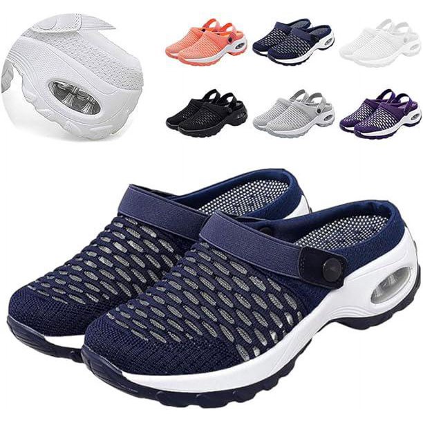 Zuecos ortopédicos para mujer con soporte de cojín de aire para reducir la presión en la espalda y las rodillas Zuecos ortopédicos para mujeres Sandalias casuales para mujeres Sandalias de ocio