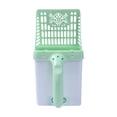 thumbnail image 2 of 3-in-1 Cat Litter Scooper with Waste Station, Built-in Bag Dispenser & Stand, Portable Litter Box Scoop, Lightweight Plastic Litter Sifter Scoop for Cats, 2 of 6