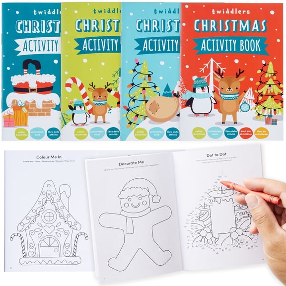 The Twiddlers: Christmas Activity Books, Book 1 (A6 Paper Size)