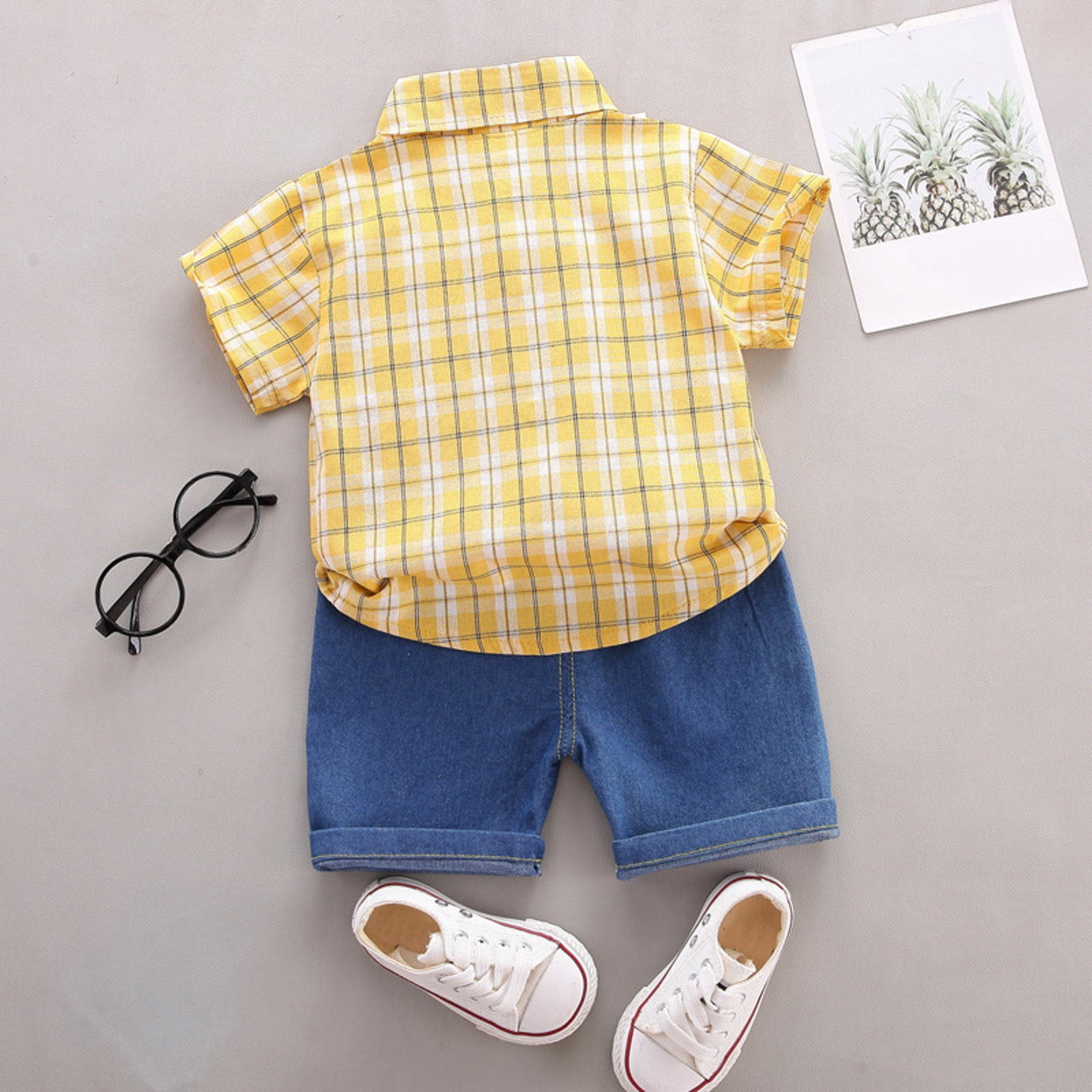 Toddler Baby Boy Summer Outfit Letter Cartoon Set Clothes Tops+Shorts Infant Summer 1 To 4 Years Boys Outfits T Shirt Boys Outfits&Set Fashion Streetwear 3-4 Years